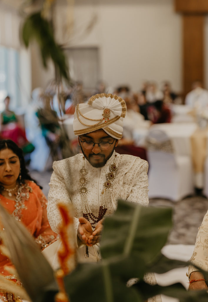 Groom during Hindu Ceremony