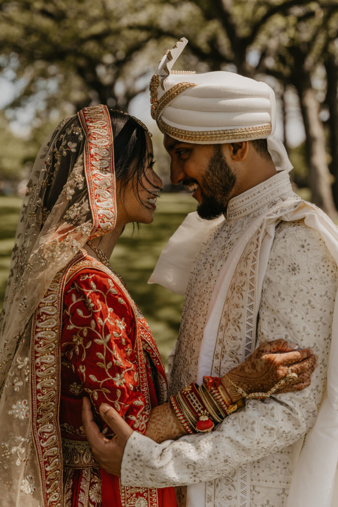 Bride and Groom portrait during Hindu Ceremony
