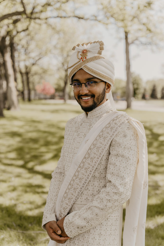 Groom's portrait during Hindu Ceremony