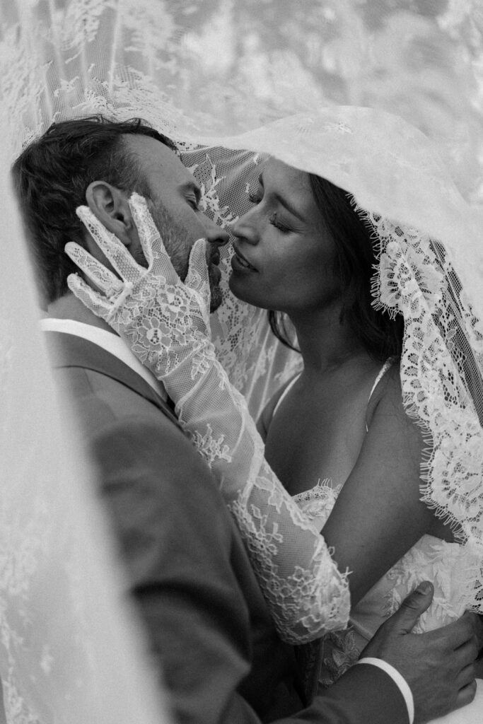 Granite Peak Wausau Wedding Photographer, romantic bride and groom