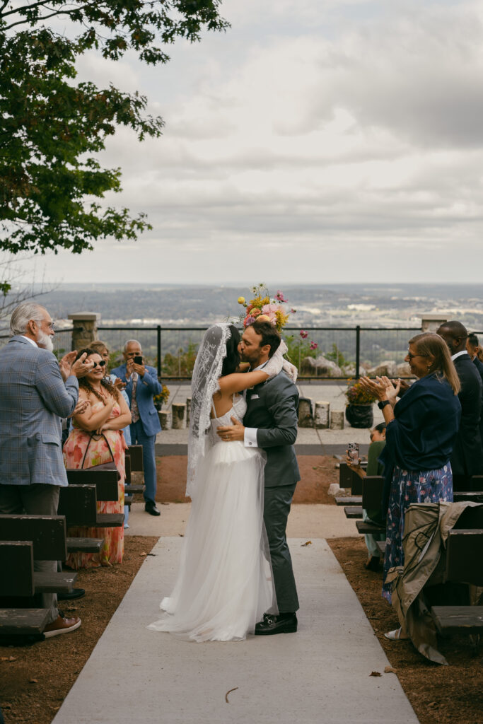 Rib Mountain Amphitheater Ceremony, Wausau Wedding Photographer