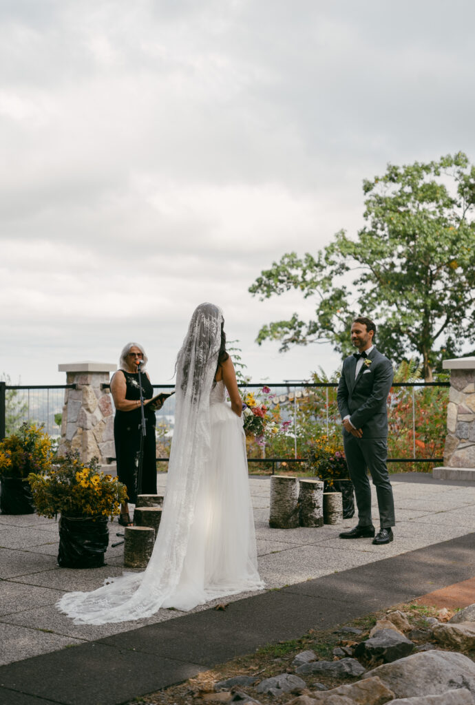 Rib Mountain Amphitheater Ceremony, Wausau Wedding Photographer